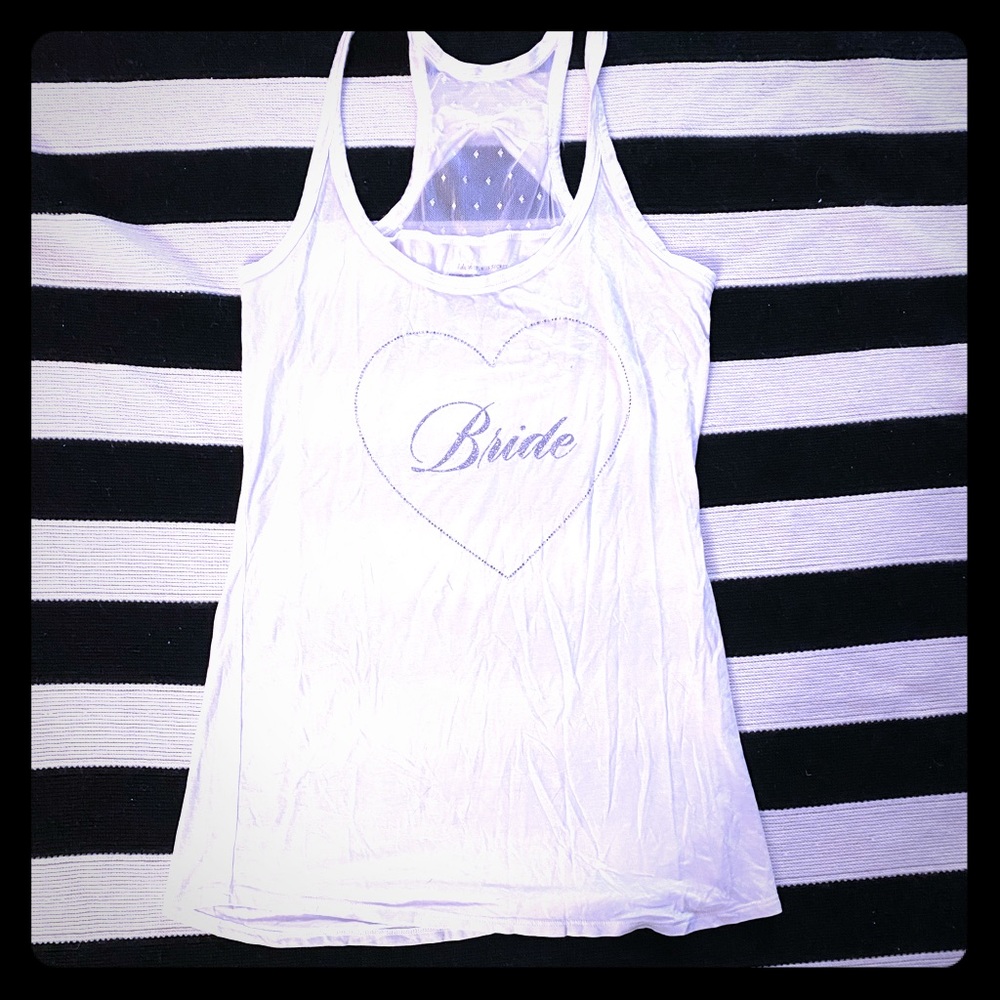 Bride tank top